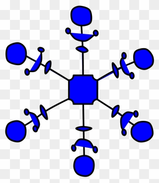 Snowflake, Blue - Portable Network Graphics Clipart