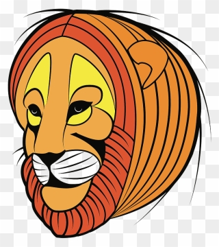 Lion Head Clipart - Png Download