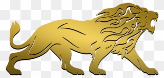 Mountain Lion Clipart Gold Lion - Lion Logo Png Hd Transparent Png