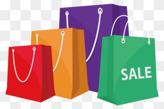 Shopping Bag Online Shopping Shopping Cart - Transparent Background Shopping Bags Png Clipart