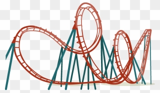 Roller Coaster Clipart - Png Download
