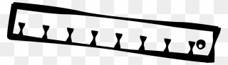 Vector Illustration Of Ruler Rule Or Line Gauge- Clipart