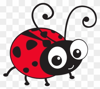 Ladybug Clipart Five, Ladybug Five Transparent Free - Cartoon Cute Ladybug - Png Download