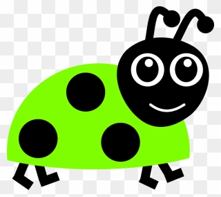 Ladybug Clipart Kumbang - Blue Ladybird Cartoon - Png Download