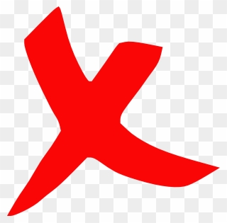Free Red X Mark Transparent Background, Download Free - Symbol Transparent Background Red Cross Clipart