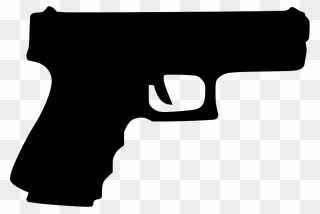 Pistol Firearm - Transparent Background Gun Clipart - Png Download