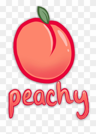 Peaches Clipart Aesthetic, Picture - Png Just Peachy Transparent
