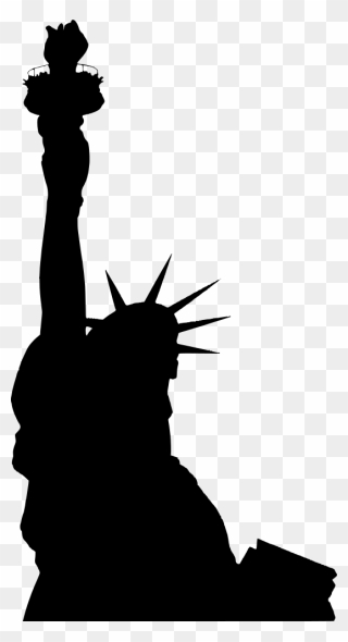 Statue Of Liberty - Statue Of Liberty Silhouettes Clipart