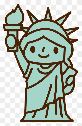 Statue Of Liberty Clipart - Estatua De La Libertad Dibujo - Png Download