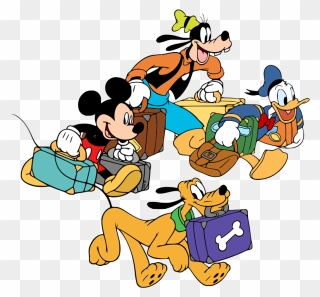 Mickey Mouse & Friends Clip Art - Mickey Goofy Donald Pluto - Png Download