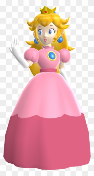 Mario Kart 64 Princess Peach - Princess Peach Super Mario 64 Clipart