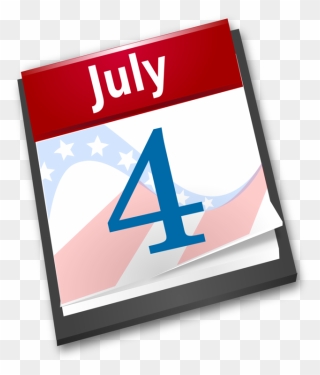 Angle,text,brand - 4 Of July Calendar Clipart