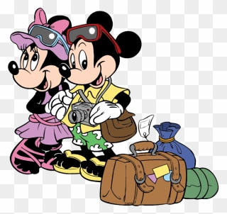 Mickey And Minnie Travel Clipart