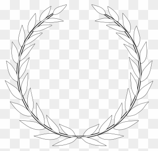 Olive Wreath Clip Art Green Tree Vine Leaves Laurel - Vexilloid Of The Roman Empire - Png Download