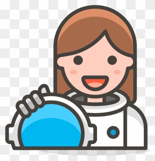 Woman Astronaut Emoji Clipart - Maker's Mark - Png Download