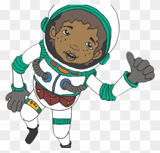 Astronaut Clipart Blank Background - Junior Astronaut Clipart - Png Download