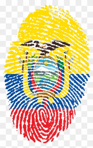 Colombia Flag Fingerprint Png Clipart
