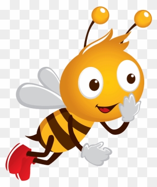 Flying Bee Cartoon Png Clipart