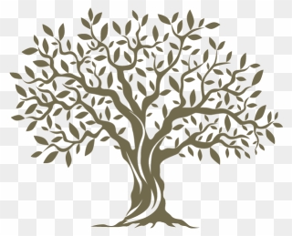 Tree Vector Black And White Clipart