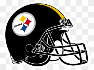Football Helmet Clipart Vector Clip Art Black And White - Pittsburgh Steelers Logo Helmet - Png Download