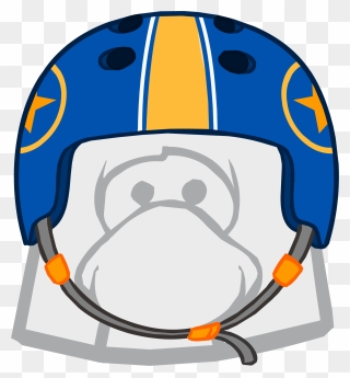 Professional Football Helmet Clipart Svg Pro Skater - Club Penguin Wig Hairs - Png Download