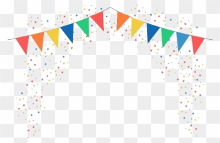 Birthday Confetti Png Image Transparent Background - Transparent Happy Birthday Vector Clipart