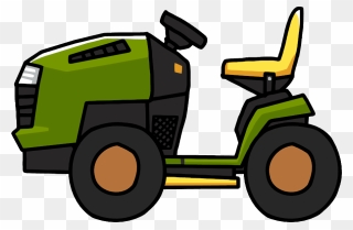 Mowing Clipart Ride On - Riding Lawn Mower Clip Art - Png Download