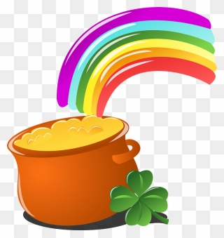 Saint Patrick"s Day Rainbow Clipart - St Patricks Day Clip Art - Png Download
