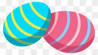 Easter Eggs Clipart - Graphic Design - Png Download