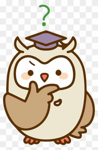 Owl Question Clipart - Teacher Owl Clipart - Png Download