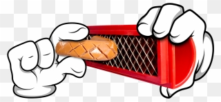 Hot Dog Grill Clipart Clip Art Stock Slotdog - Hot Dog - Png Download
