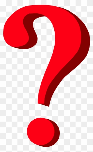 Question Mark Clipart Bacteria - Question Mark Red Png Transparent Png