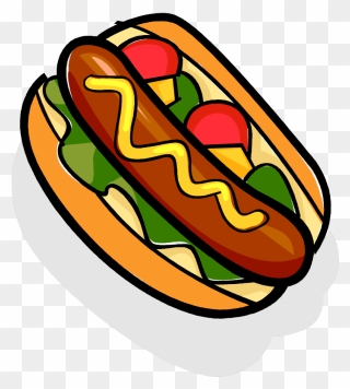 Hot Dog Clip Art - Png Download