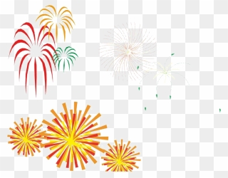Firework Clipart Watercolor - Animated Firework Gif Transparent - Png Download