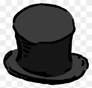Hat,black And White,headgear - Top Hat Clipart