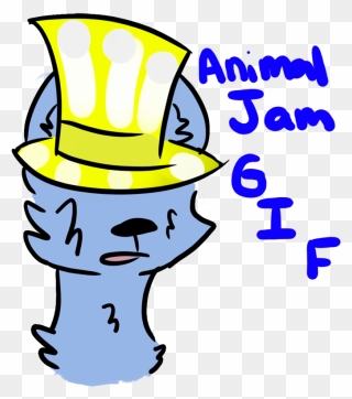 Transparent Top Hat Clip Art - Animal Jam Hat - Png Download