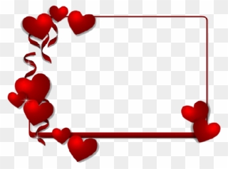 Valentine Frame Png Clipart - Hearts Borders And Frames Transparent Png