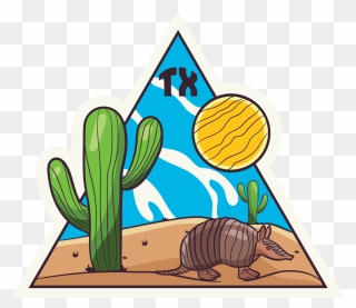 Armadillo By Cactus"  Class="lazyload Lazyload Mirage - Illustration Clipart