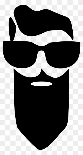 Bearded Big Image Png - Beard Man Drawing Black And White Clipart