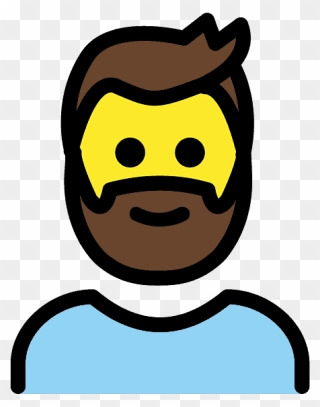 Beard Emoji Clipart - Png Download