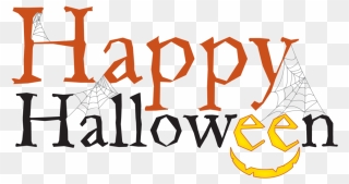 Happy Halloween Text Transparent Background - Happy Halloween Text Png Clipart