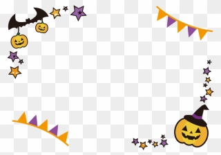 Simple Happy Halloween Transparent Png Frame - Transparent Background Halloween Frame Clipart