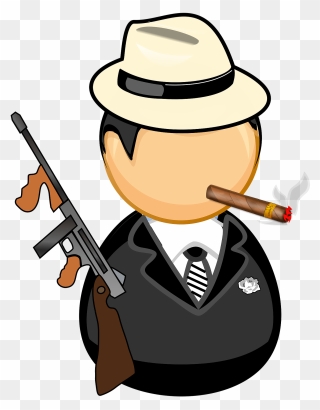Gangster Clipart - Al Capone Clipart - Png Download
