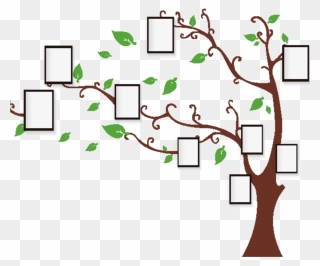 ##ftestickers #familytree #frames #pictureframes - Black And White Wall Stickers Design Clipart