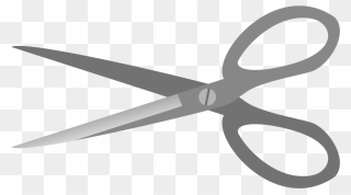 Scissors Clipart Svg - Open Scissors Png Transparent Png