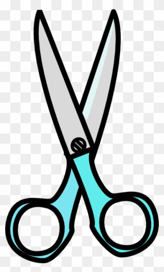 Hair Scissors Clip Art Style - Scissors Clipart - Png Download