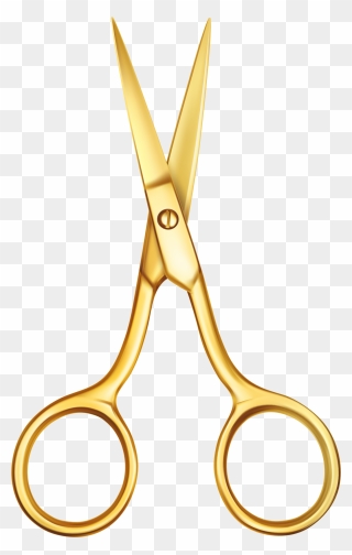 Banner Royalty Free Library Png Clip Art Image Gallery - Gold Hair Scissors Png Transparent Png