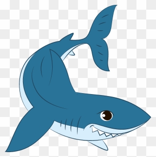 Shark Clipart - Great White Shark - Png Download