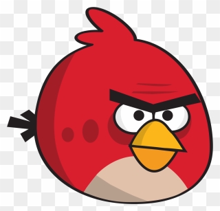 Red Bird Clip Art With Photos Medium Size - Angry Birds Adobe Illustrator - Png Download