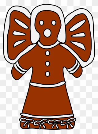 Gingerbread Angel - Gingerbread Icons Clipart - Png Download